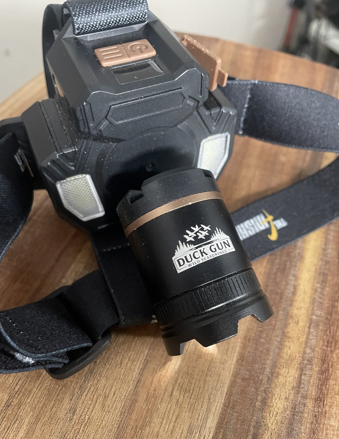 Duck Gun Engraved Blinder 2.0 Headlamp + Pastrami Kit Combo